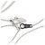 Autre Marque Platin-Diamant-Halskette 0,229 ct 0,06 ct multifacettierter Schliff - Ansicht 3