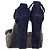 Sandali platform con dettaglio floreale Louis Vuitton in suede blu e grigio - vista 5