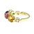 Bulgari Anello Bvlgari Allegra in oro giallo - vista 2
