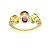 Bulgari Anello Bvlgari Allegra in oro giallo - vista 3