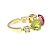 Bulgari Anello Bvlgari Allegra in oro giallo - vista 4