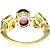 Bulgari Anello Bvlgari Allegra in oro giallo - vista 7