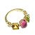 Bulgari Anello Bvlgari Allegra in oro giallo - vista 9