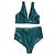 Autre Marque Conjunto de Sujetador Triangular y Braga de Cintura Alta Simone Pérèle Menta Verde