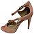 Diane Von Furstenberg Sandali con stampa serpente DvF Jujette Rosa Antico