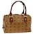 MCM Vicetos Logogram Sac à Main PVC Marron Auth yk13378  ref.1502826