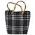 Borsa a mano in nylon nero con motivo Nova Check di BURBERRY Auth bs15673 - vista 13