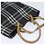 Borsa a mano in nylon nero con motivo Nova Check di BURBERRY Auth bs15673 - vista 6
