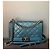 Chanel Borsa Boy Flap Blu Pelle Perforata - vista 3