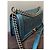 Chanel Borsa Boy Flap Blu Pelle Perforata - vista 5
