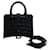 Balenciaga Hourglass XS Handtasche Schwarz Leder  ref.1503051