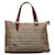 Fendi Zucchino Tote Bag Brown Leather Cloth  ref.1503063