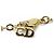 Collana in strass nera e dorata Christian Dior Nero D'oro - vista 7