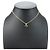 Collana in strass nera e dorata Christian Dior Nero D'oro - vista 9
