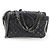 Borsa a spalla in pelle Saint Laurent Nero Crudo - vista 3