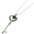 Tiffany & Co Tiffany Heart Key Enamel Necklace Silver  ref.1503248