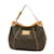 Bolso de Hombro Galliera PM Monograma Louis Vuitton Castaño Charol  ref.1503313