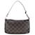 Pochete em lona Damier Louis Vuitton Marrom  ref.1503422