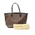 Damier-Canvas Tote Bag von Louis Vuitton Braun - Ansicht 16