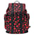 Louis Vuitton Christopher MM Backpack Black Red Leather Patent leather  ref.1503612