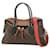 Sac à main Louis Vuitton Monogram Tuileries M41456 Cuir Cuir vernis Marron Rouge Monogramme  ref.1503747