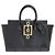 Borsa tote in pelle nera Gucci