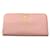 Prada Pink Saffiano Metal Long Wallet Leather  ref.1504077