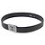 Chanel Vintage schwarze Leder-Gürtel