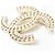 Spilla in strass dorato Chanel D'oro - vista 3