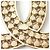 Spilla in strass dorato Chanel D'oro - vista 5