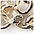 Spilla in strass nera e dorata di Chanel D'oro - vista 5