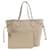 Borsa tote Neverfull MM Empreinte Louis Vuitton Beige Grigio Tela  ref.1504441