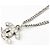 Collana Pendente in Argento con Strass Chanel - vista 3
