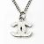 Collana Pendente in Argento con Strass Chanel - vista 4