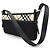 Bolso de Hombro Burberry Nova Check Negro Beige - vista 2