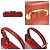 Borsa Prada BN1670 in pelle di vitello ROSSO - vista 4