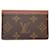 Portacarte da visita Monogram Louis Vuitton Marrone Tela  ref.1504636