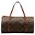 Borsa a Spalla Papillon 26 Monogramma Louis Vuitton Marrone Pelle verniciata  ref.1504727