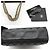 Bolsa tote de couro preto Chanel - vista 5