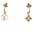 Pendientes Blooming Louis Vuitton Dorado Metal  ref.1504967