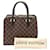 Bolso Damier Triana Louis Vuitton Castaño Lienzo  ref.1505051