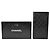 Chanel Wild Stitch Bi-fold Long Wallet Black - view 7