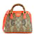 Sac à main Gucci Diana en bambou Toile Marron Orange Violet  ref.1505502