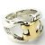 Ring Hermès Storia dell'Anello Hermes 53 Argento 925 K18YG - vista 5