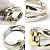 Ring Hermès Storia dell'Anello Hermes 53 Argento 925 K18YG - vista 9