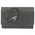 Cartera Prada Tessuto de nailon negro con motivo de corazón