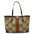 GUCCI Ophidia Jumbo GG Medium Tote Bag Brown Red Beige Green Leather Cloth  ref.1506154