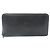 Billetera bi-fold de cuero negro Il Bisonte