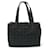 Chanel New Travel Line Tote PM Bag Black Leather Cloth  ref.1506232