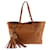 Borsa Tote Gucci Bamboo Marrone Pelle  ref.1506442